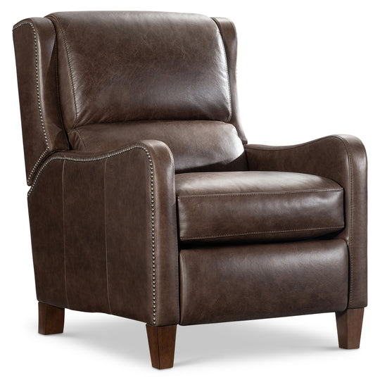 Landon Leather Recliner, Brown