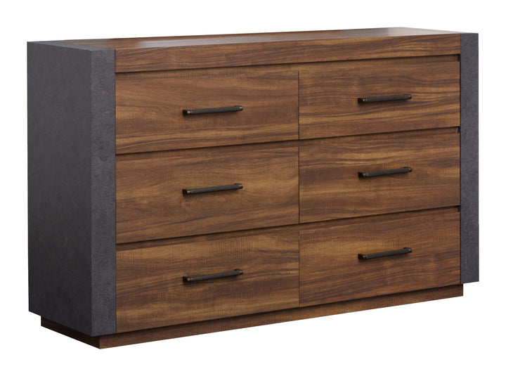 Jensen Tavern Brown Double Drawer Dresser - B6306-22