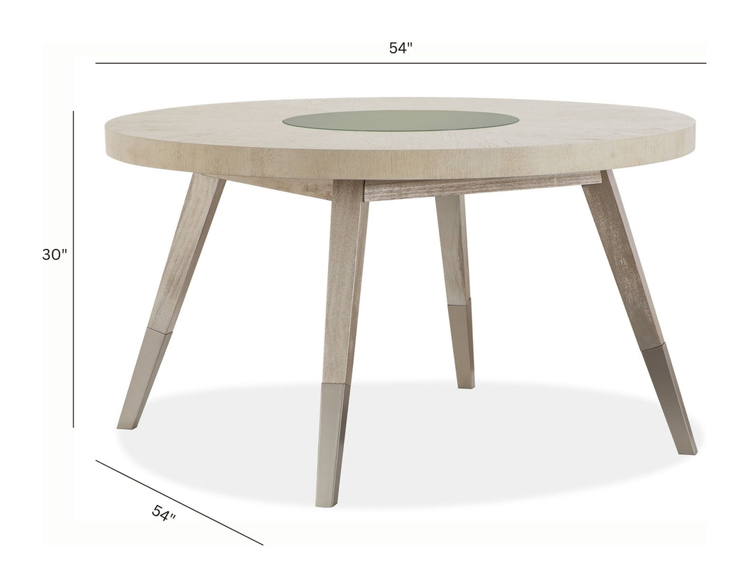 Lenox Acadia White Round Dining Table - D5490-24