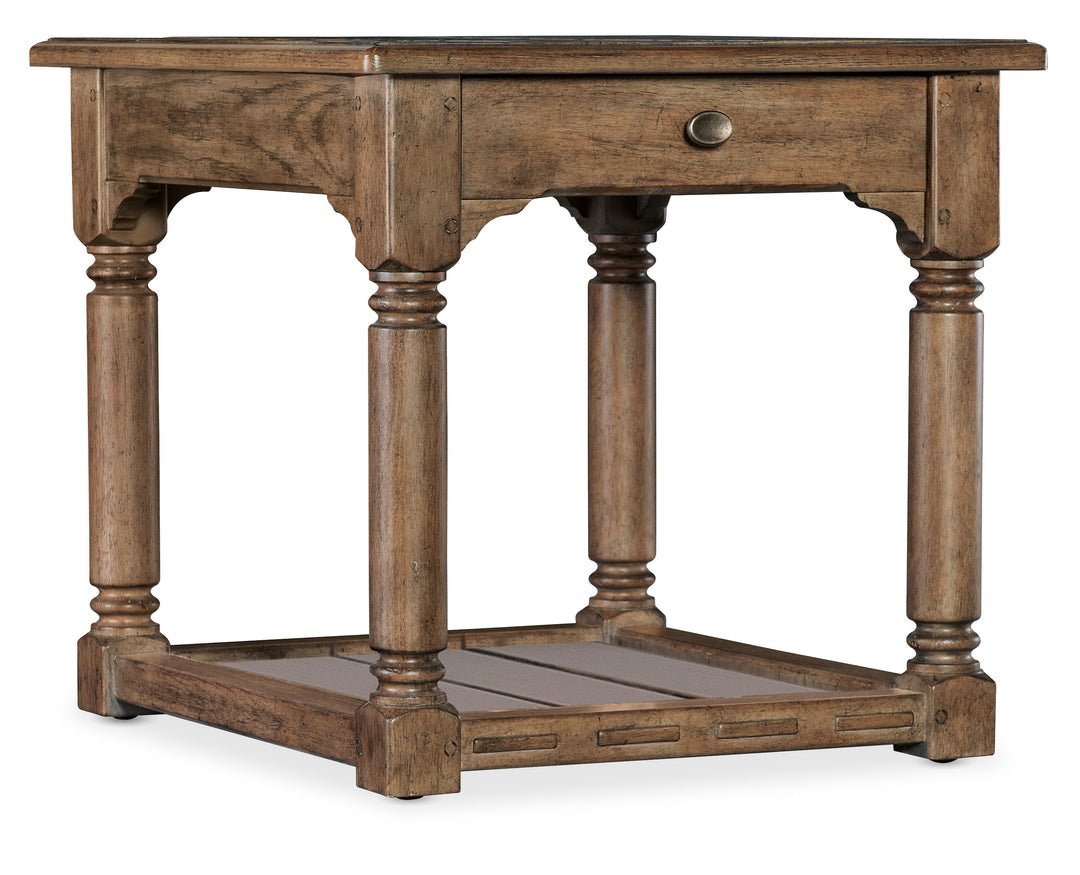 American Home Furniture | Hooker Furniture - Americana End Table - Honey