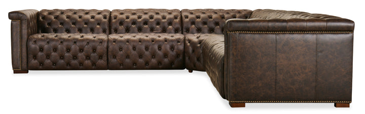 132.00"D x 132.00"W x 28.75"H/Brown