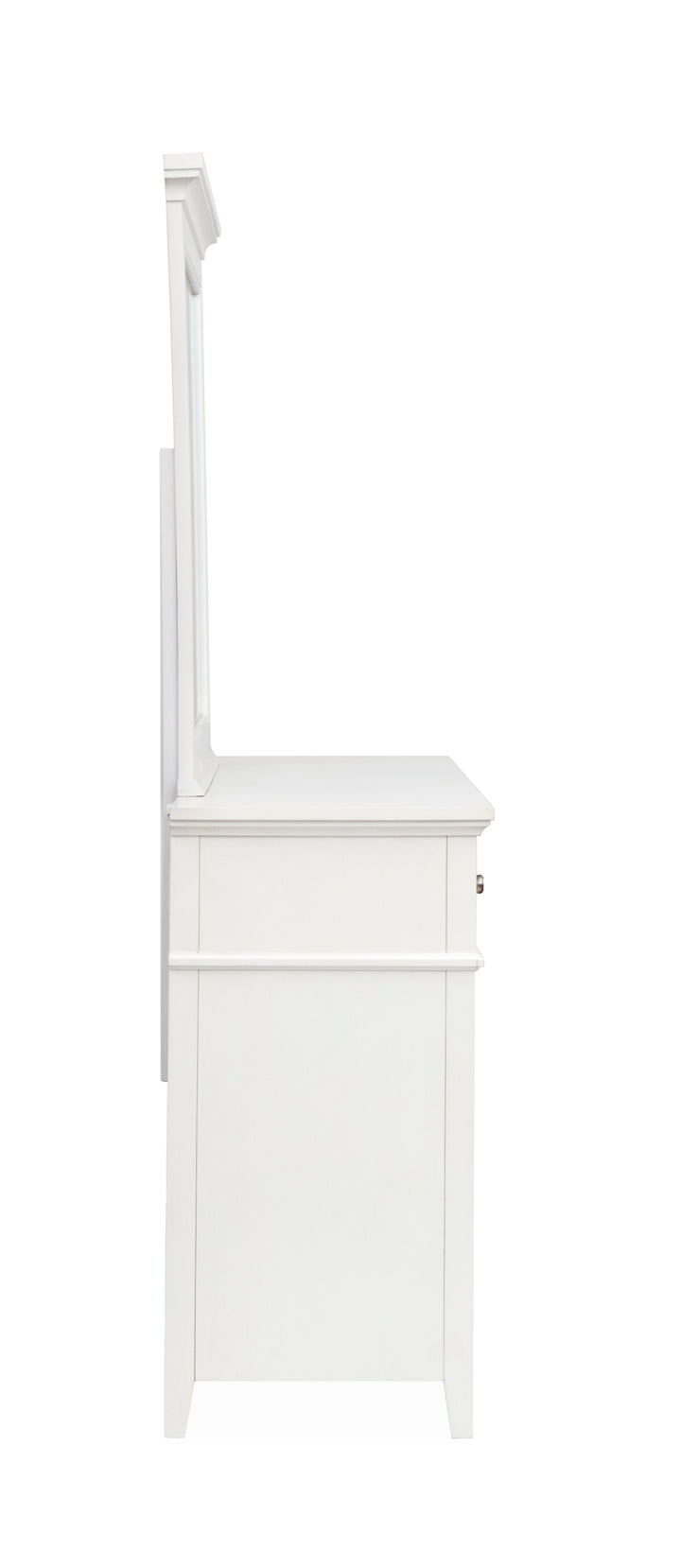 Juniper Hill Whisper White Double Drawer Dresser With Landscape Mirror - B6478-2240