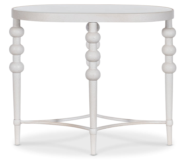 American Home Furniture Hooker Furniture Melange On the Bright Side Oval End Table