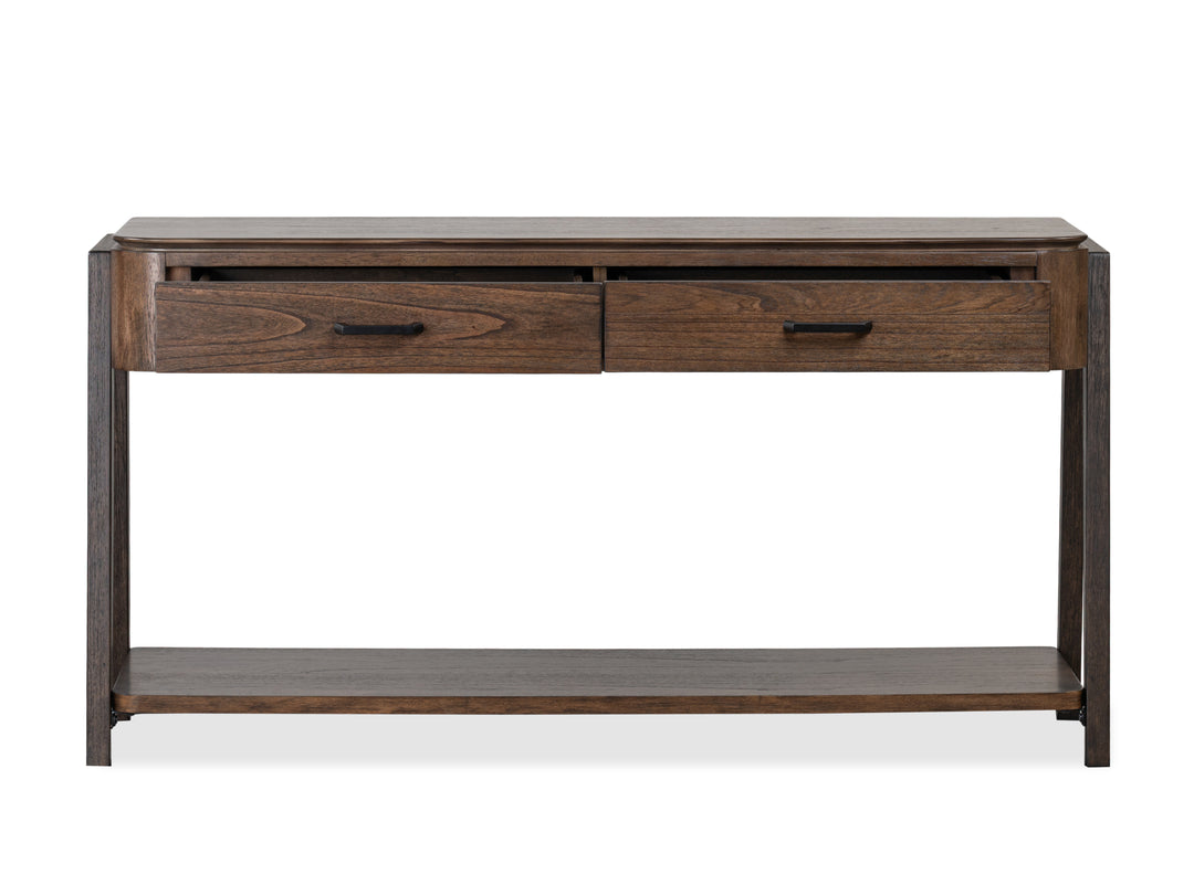 Hallie Milk Chocolate And Dark Chocolate Rectangular Sofa Table - T6355-73