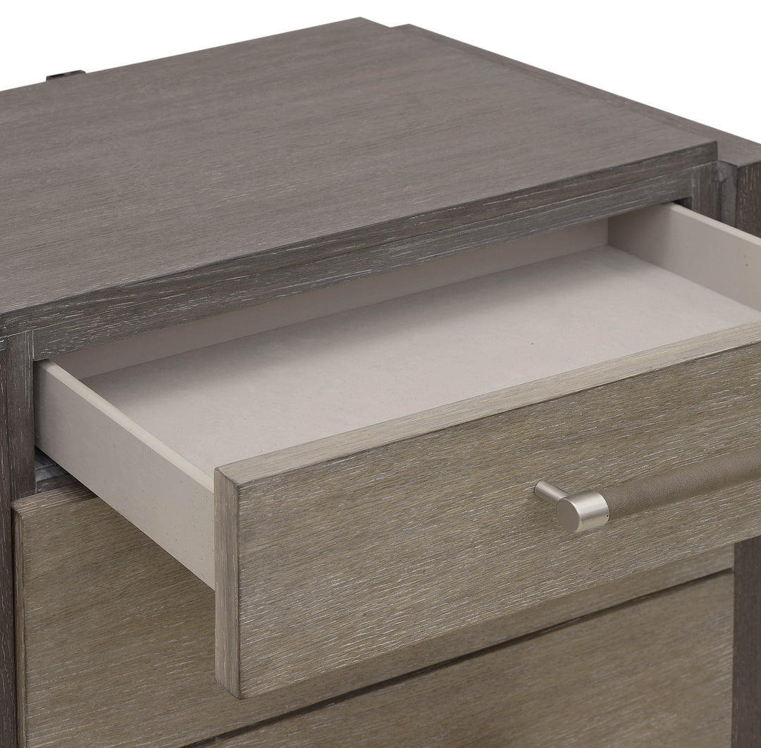 Anderson Park Moose Trail And Frontier Brown 3 Drawer Nightstand - P402140