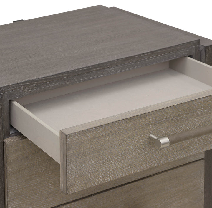 Anderson Park Moose Trail And Frontier Brown 3 Drawer Nightstand - P402140