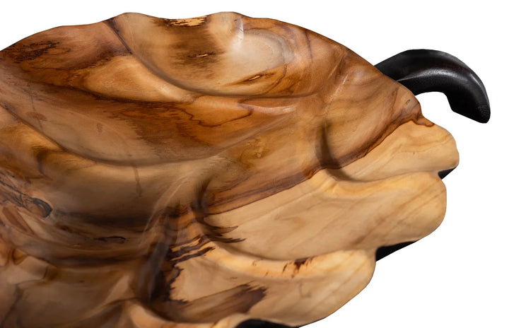 20"D x 16"W x 3"H/Brown, Black