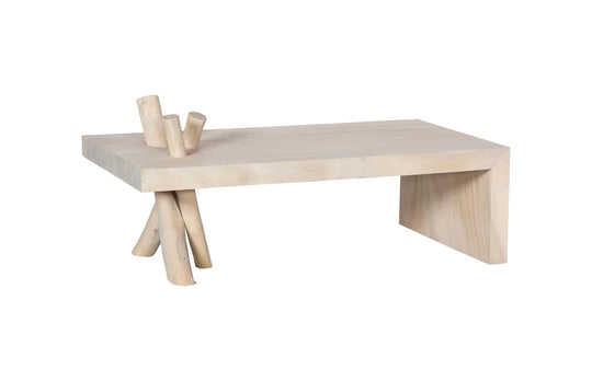 American Home Furniture Phillips Collection Branch Waterfall Coffee Table