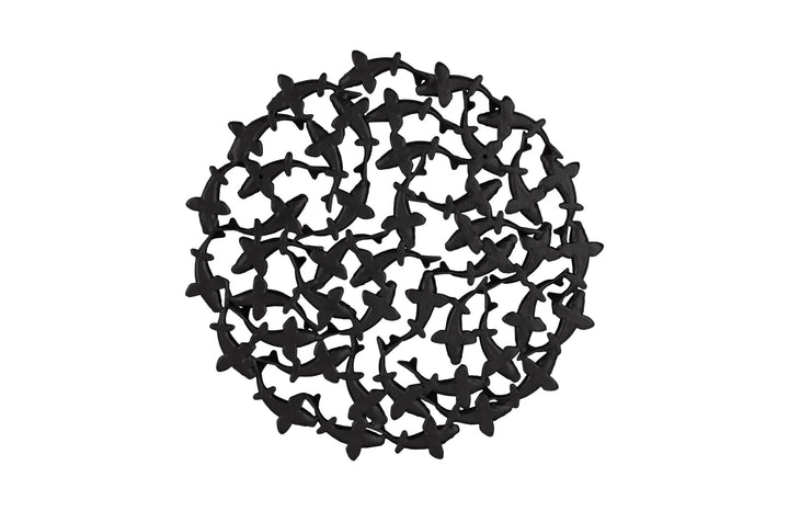 60"D x 5"W x 60"H/Matte Lacquer