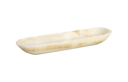 American Home Furniture Phillips Collection Onyx Canoe Bowl