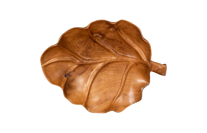 20"D x 16"W x 3"H/Teak Wood Natural