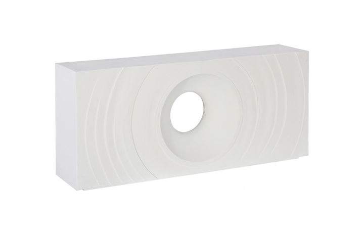 72"D x 16"W x 32"H/White Stone