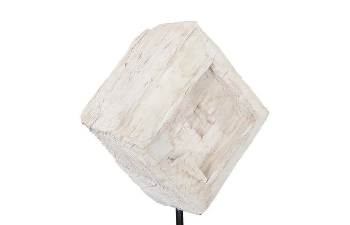 American Home Furniture Phillips Collection Eroded Wood Block on Stand