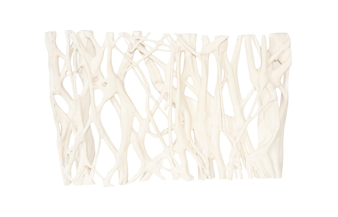 American Home Furniture Phillips Collection Cast Entwined Rectangular Wall Root