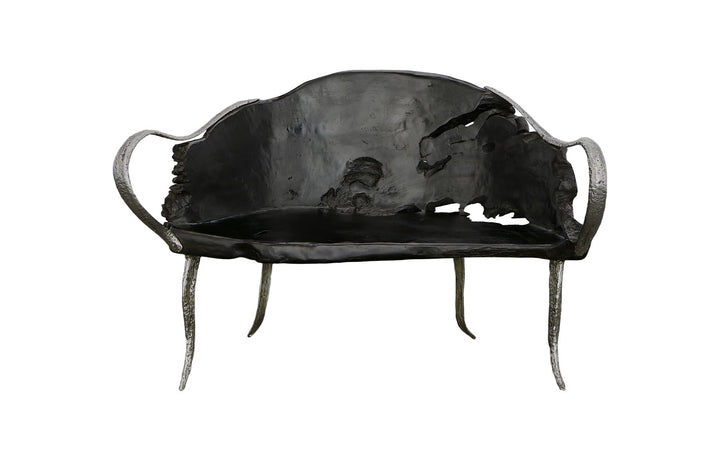 American Home Furniture Phillips Collection Graven Live Edge Bench