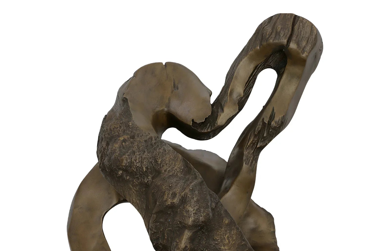 American Home Furniture Phillips Collection Cast Teak Root Sculpture