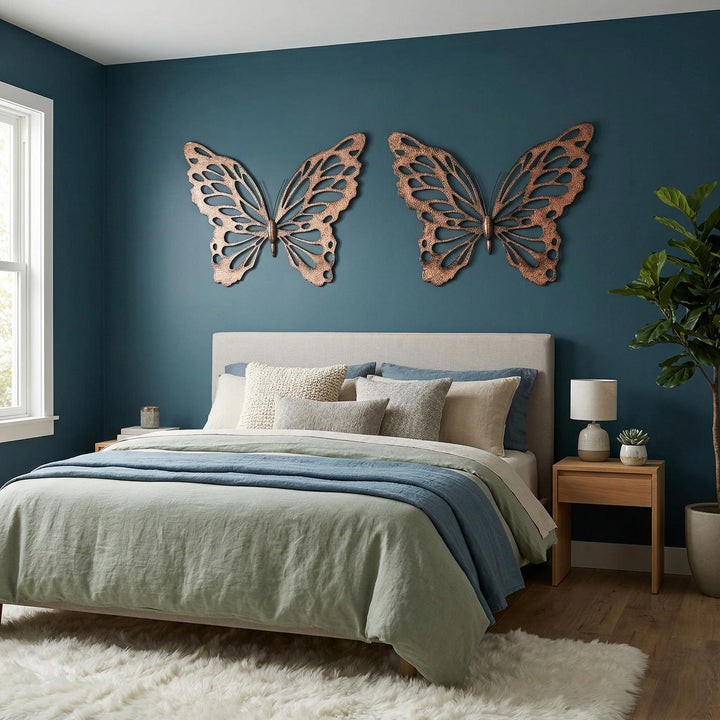 Butterfly Wall Art, LG in setting