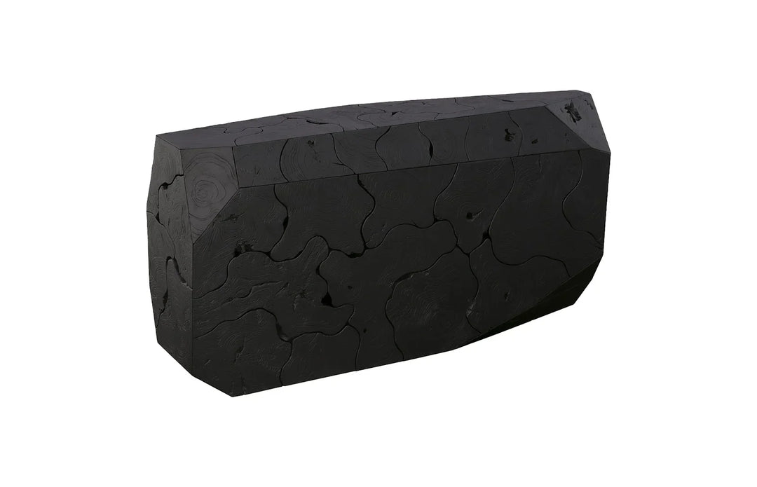 59"D x 16"W x 30"H/Black