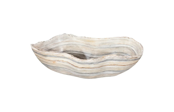 17"D x 11"W x 6"H/Faux Finish, Small