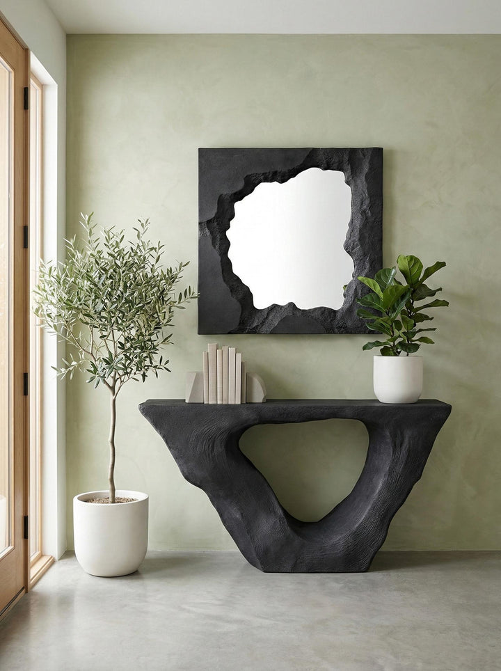 Magma Mirror in setting