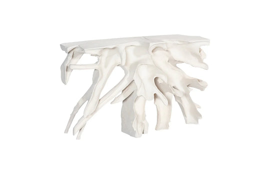 American Home Furniture Phillips Collection Contour Cast Root Console