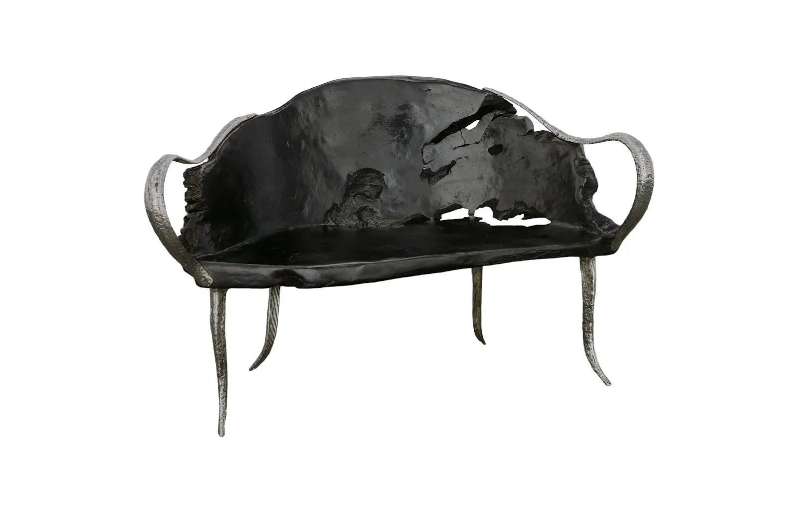 American Home Furniture Phillips Collection Graven Live Edge Bench