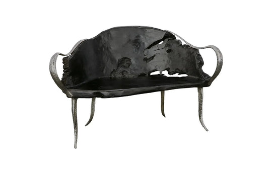 American Home Furniture Phillips Collection Graven Live Edge Bench