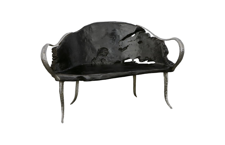 American Home Furniture Phillips Collection Graven Live Edge Bench