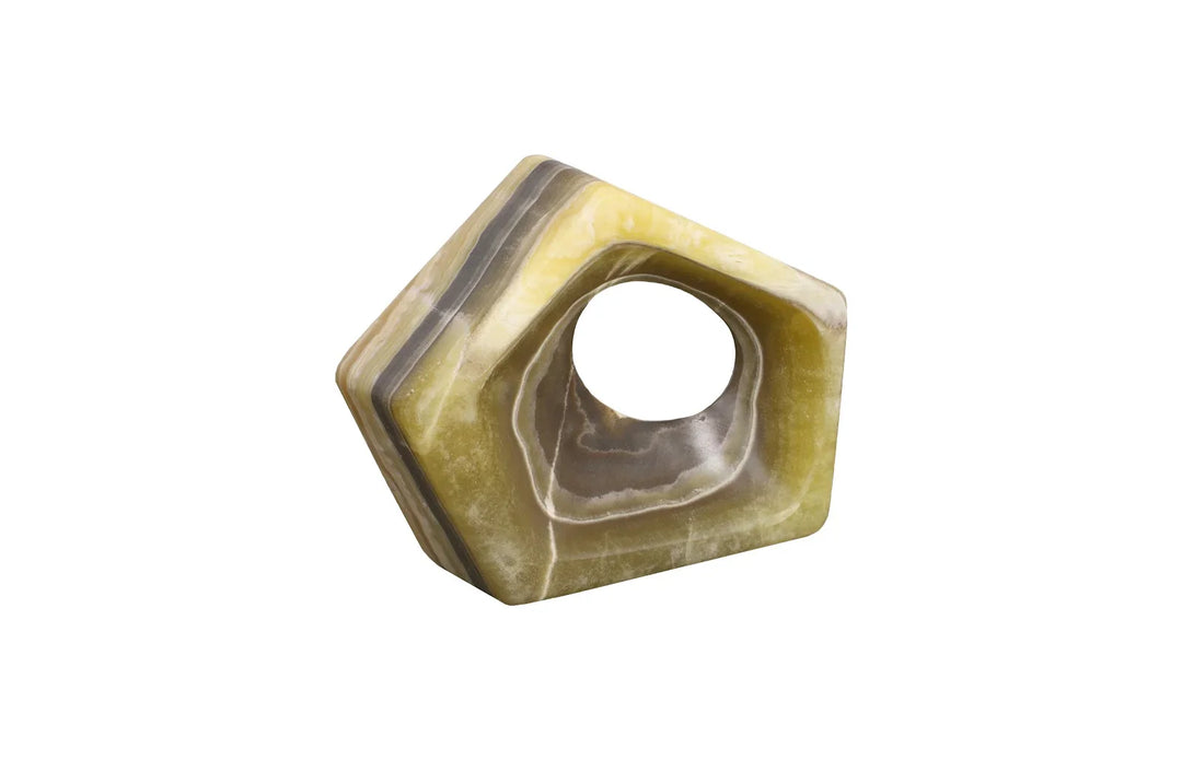 American Home Furniture Phillips Collection Onyx Triangle Sculpture