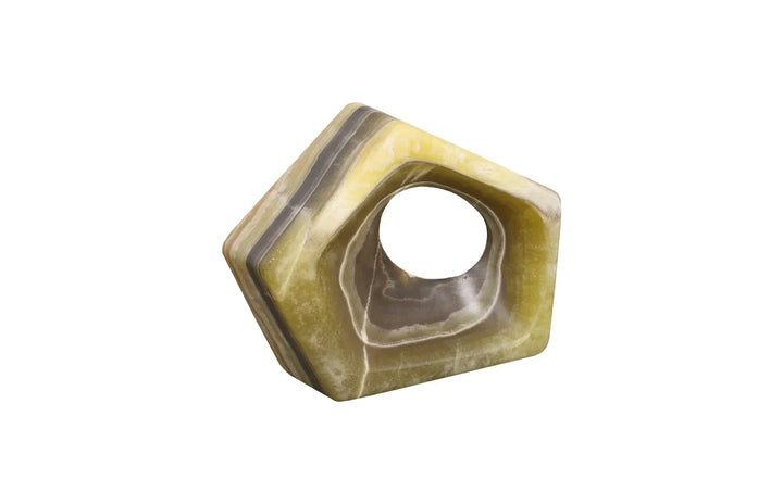 American Home Furniture Phillips Collection Onyx Triangle Sculpture