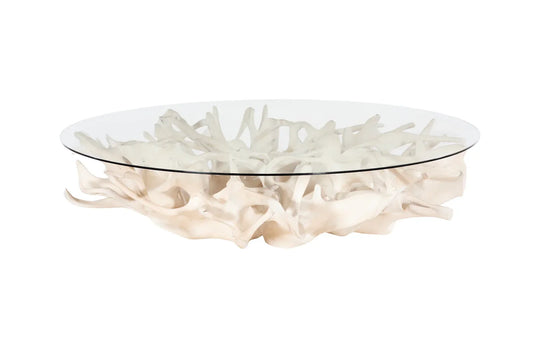 American Home Furniture Phillips Collection Cast Root Coffee Table