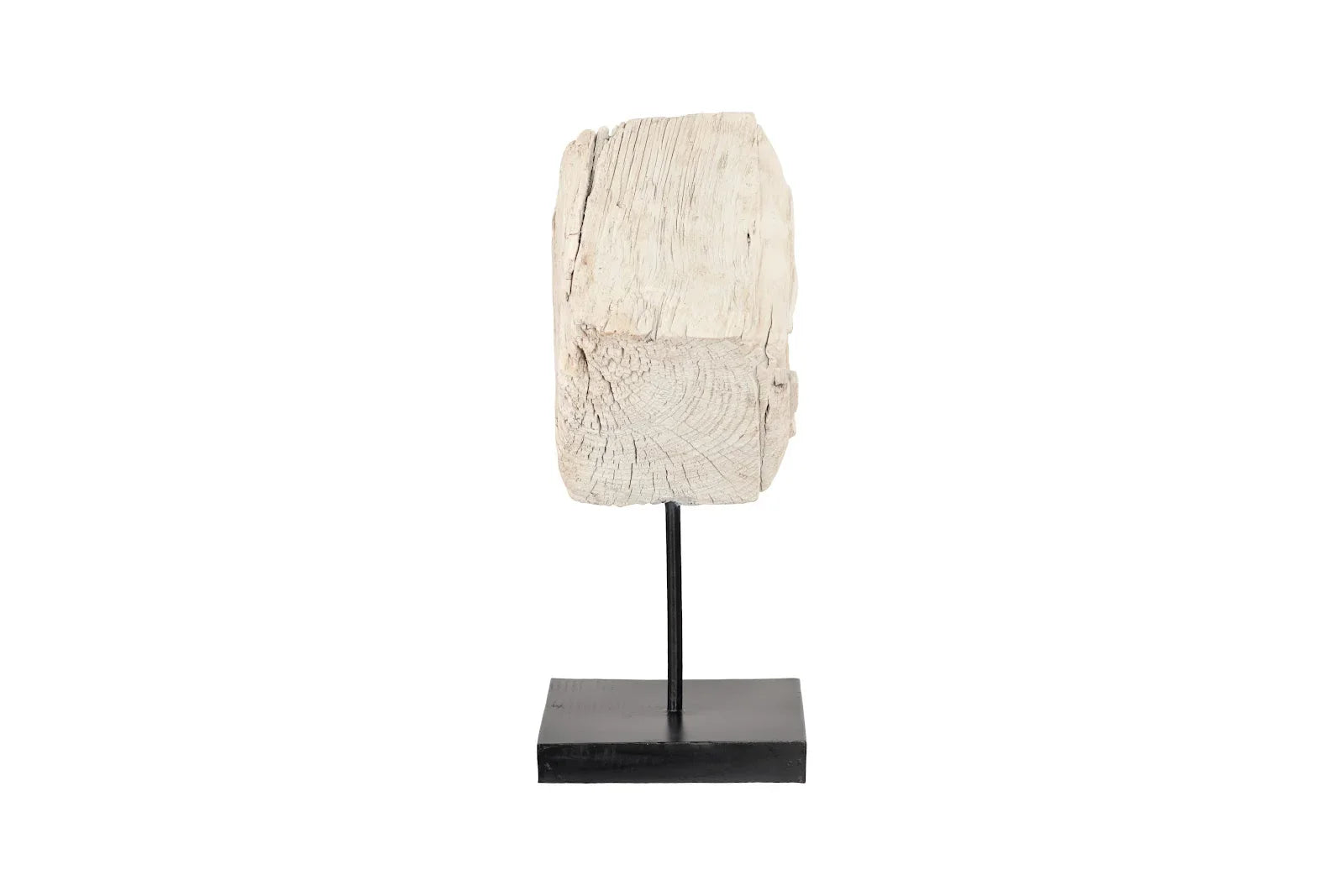 American Home Furniture Phillips Collection Eroded Wood Block on Stand