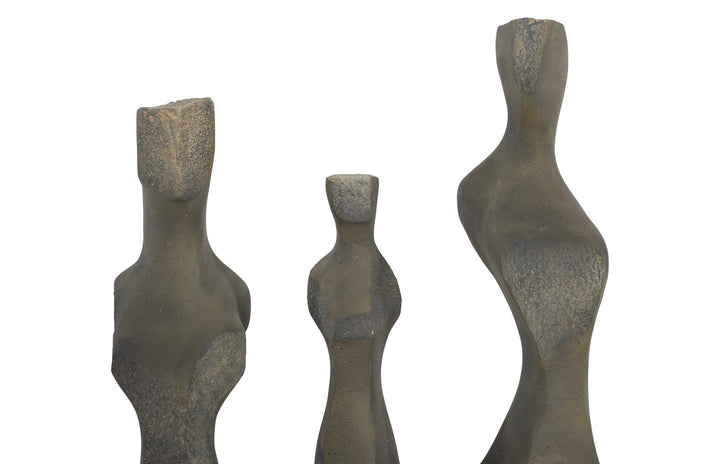 5"D x 5"W x 39"H/Stone Cast