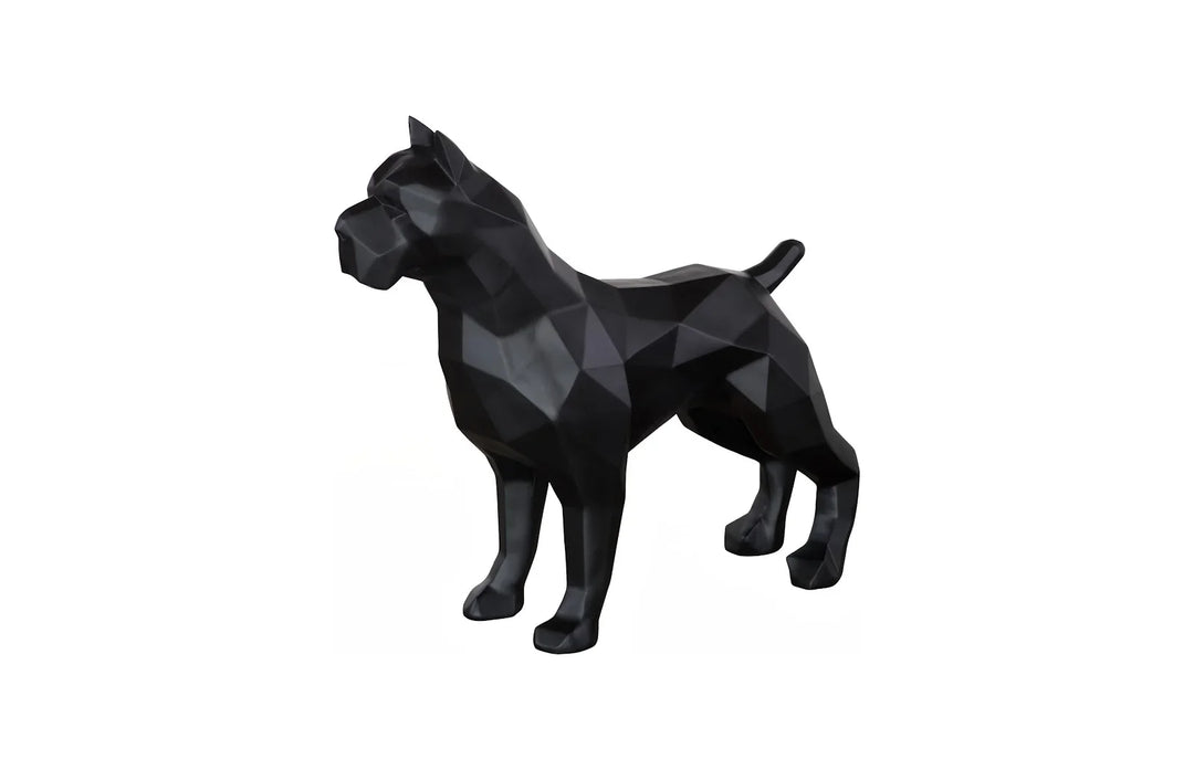 American Home Furniture Phillips Collection Pitbull Facet Sculpture