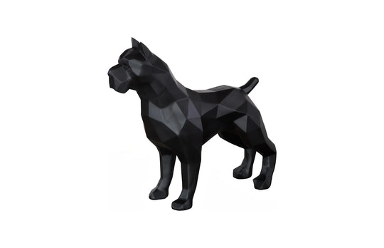 American Home Furniture Phillips Collection Pitbull Facet Sculpture