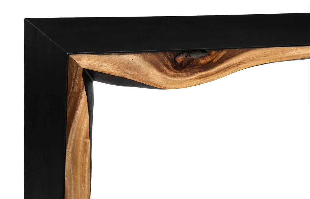 American Home Furniture Phillips Collection Framed Waterfall Console Table