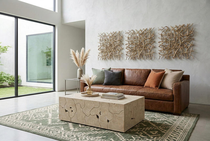 Vine Wall Tile in setting