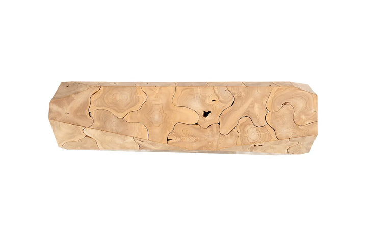 59"D x 16"W x 30"H/Bleached