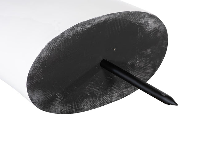 38"D x 14"W x 72"H/Gel Coat White