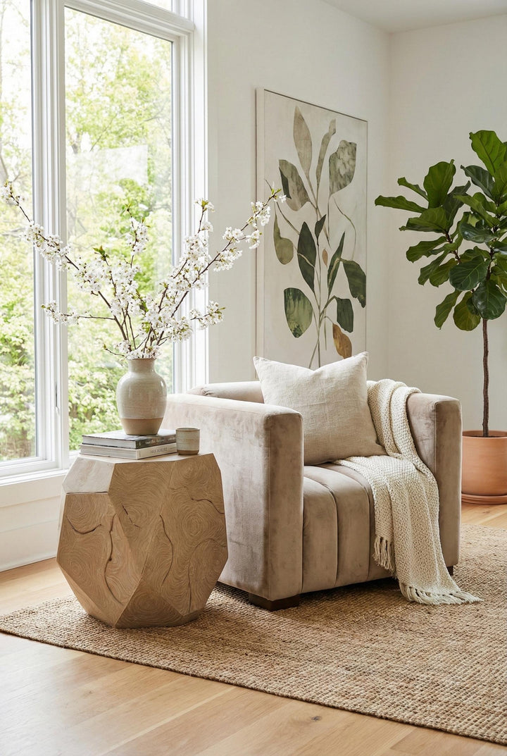 Prism Side Table in setting