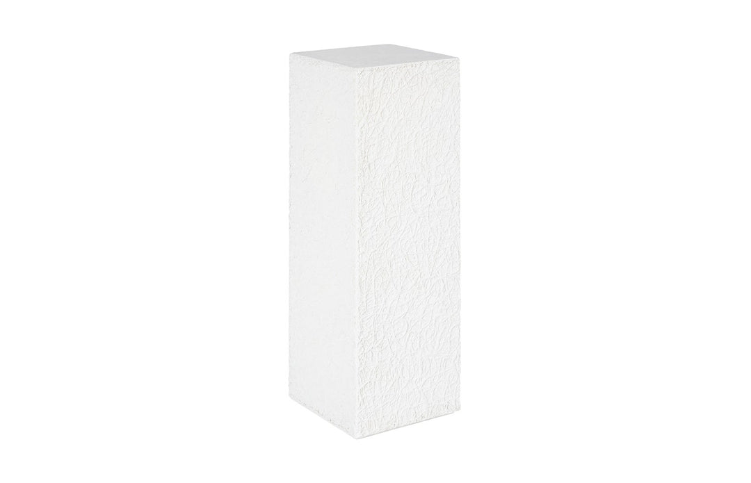 14"D x 14"W x 43.5"H/White Stone, Large