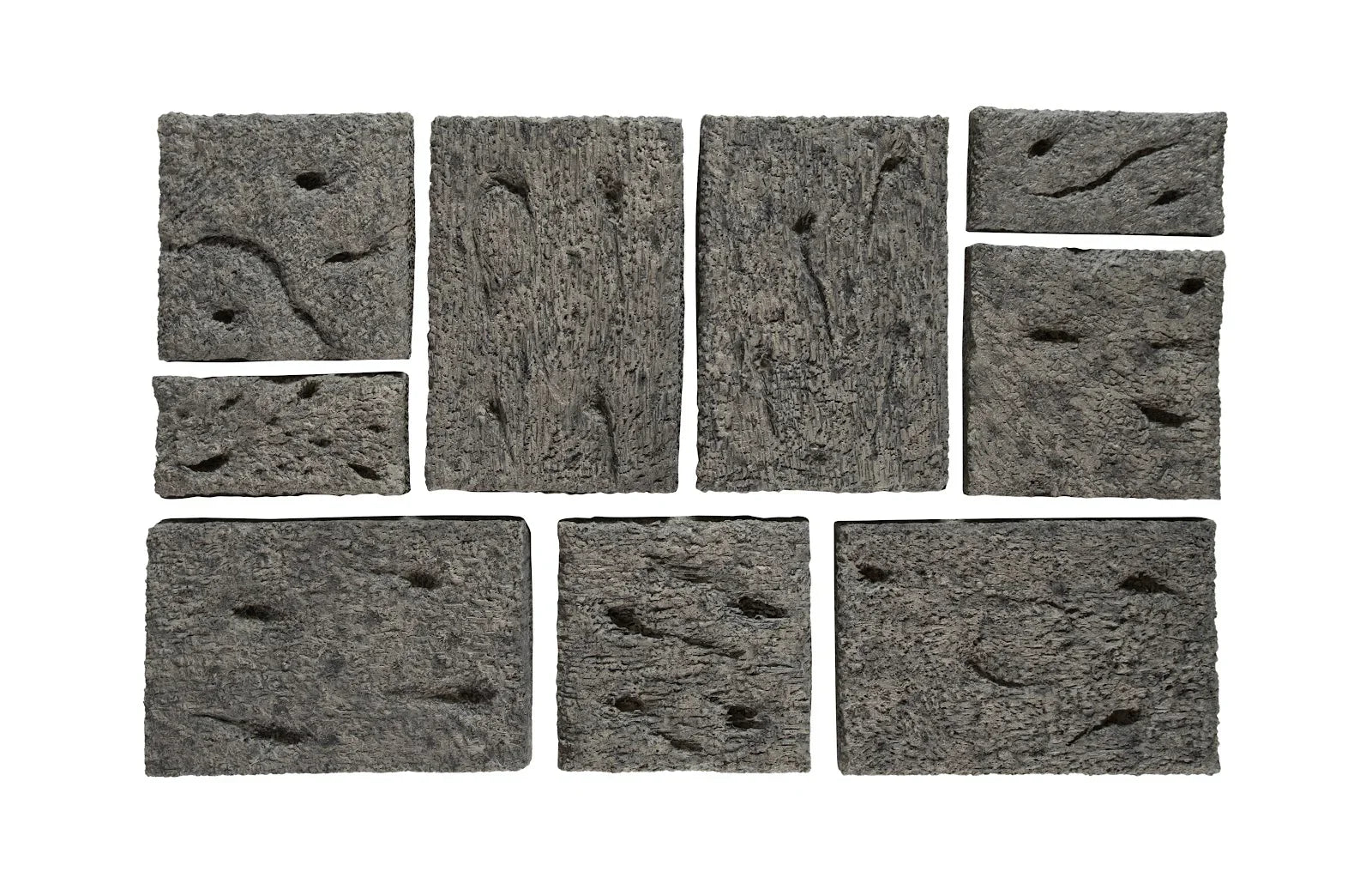 American Home Furniture Phillips Collection Etched Rock Puzzle Wall Tiles