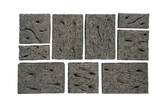 American Home Furniture Phillips Collection Etched Rock Puzzle Wall Tiles