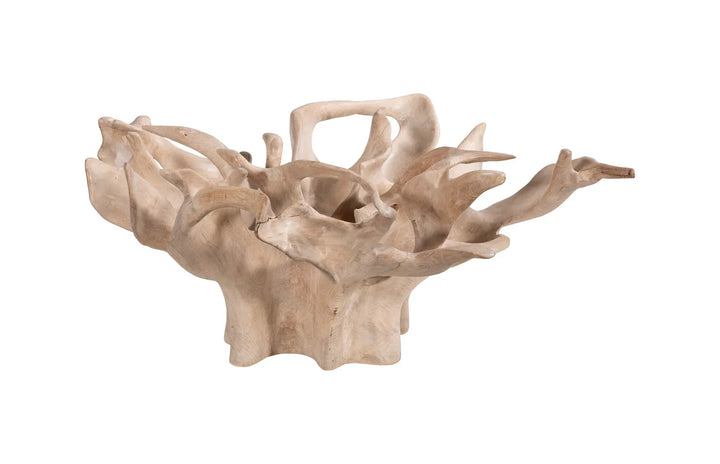 39"D x 39"W x 15"H/Square, Bleached