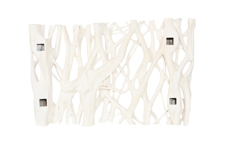 American Home Furniture Phillips Collection Cast Entwined Rectangular Wall Root