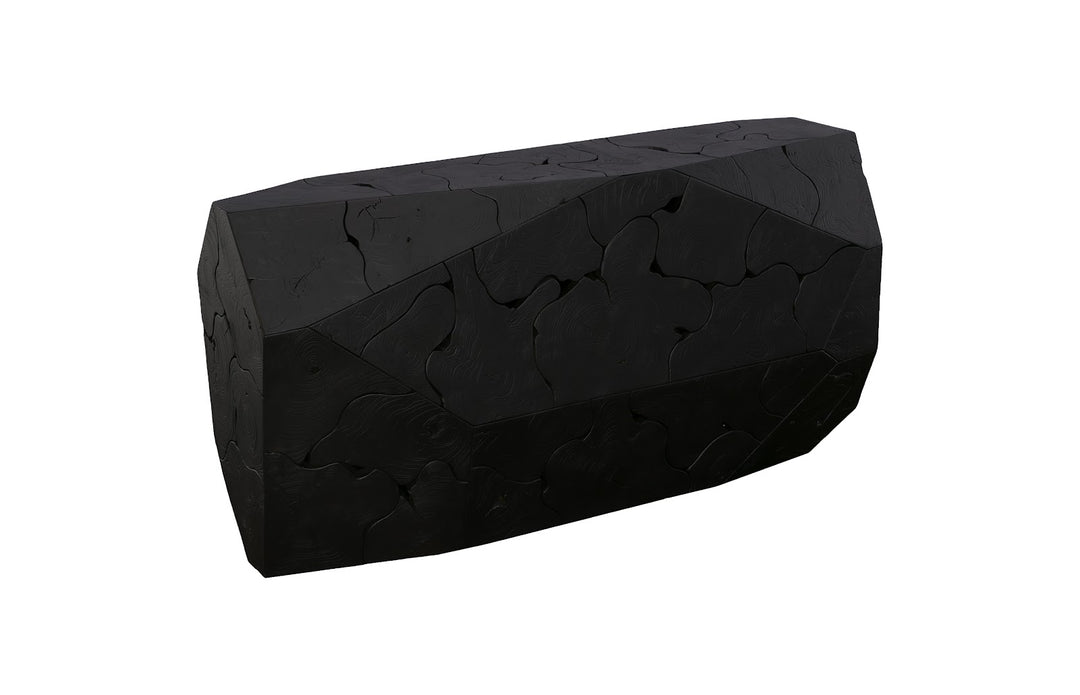 59"D x 16"W x 30"H/Black