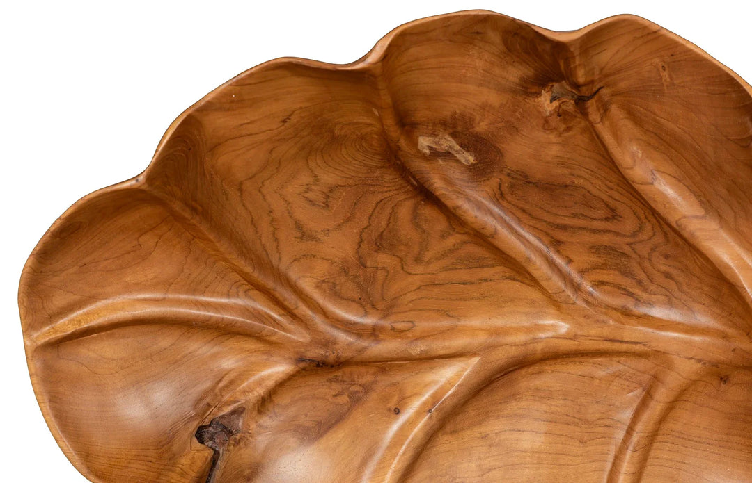 20"D x 16"W x 3"H/Teak Wood Natural
