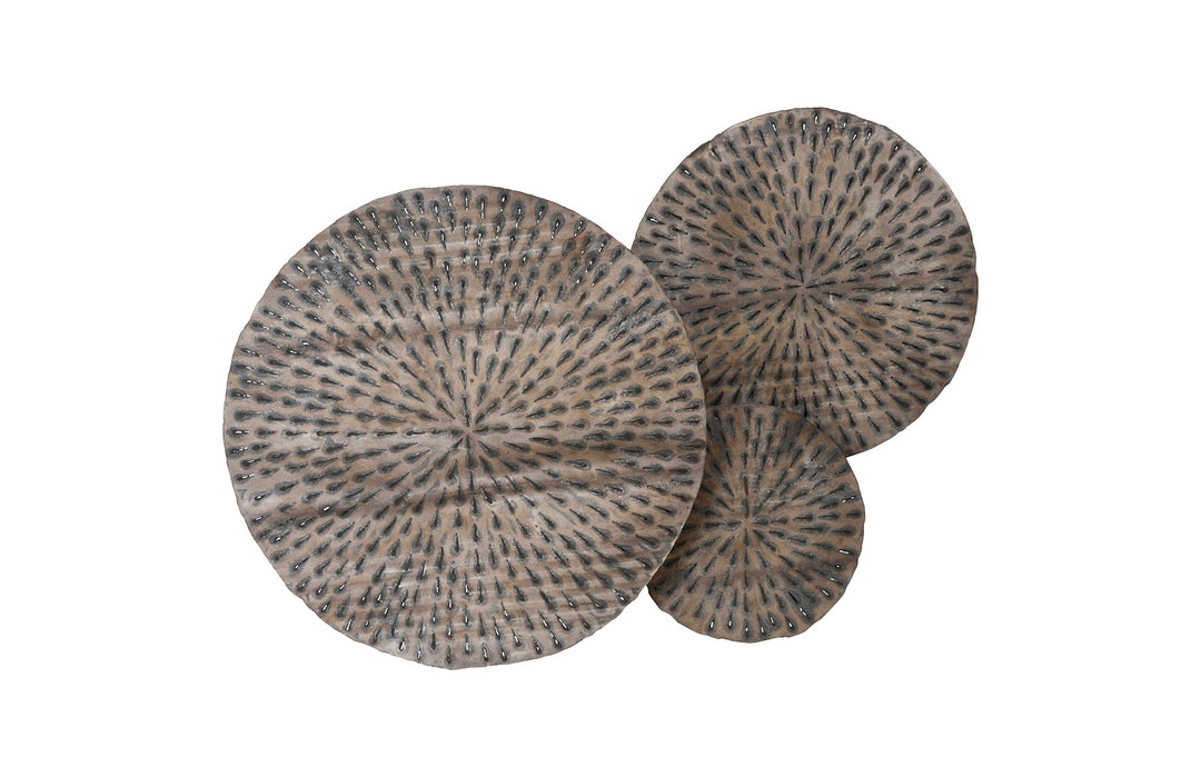 American Home Furniture Phillips Collection Metal Lotus Wall Art