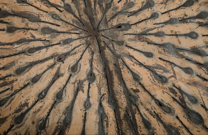 American Home Furniture Phillips Collection Metal Lotus Wall Art