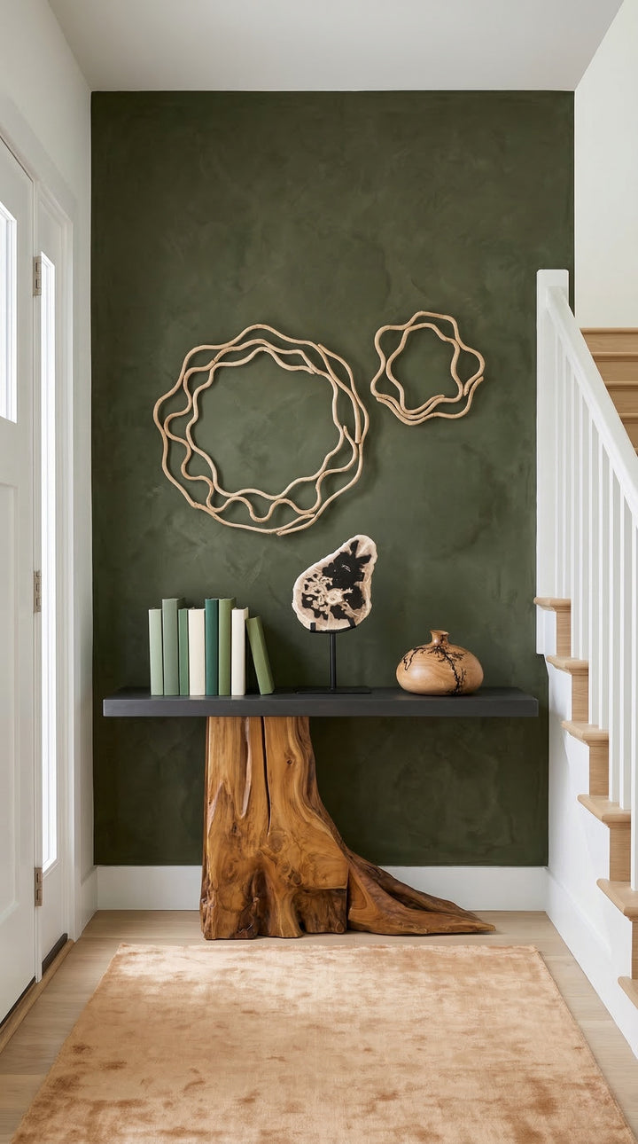 Vine Rings in setting